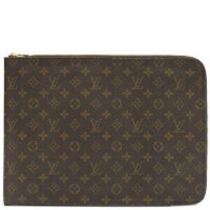 Louis Vuitton Poche clutch bag brown Monogram Shoulder